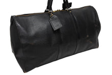 画像をギャラリービューアに読み込む, LOUIS VUITTON ルイヴィトン ボストンバッグ トラベルバッグ M42942 キーポル55 ブラック エピレザー ゴールド金具 良品 中古 4b008254