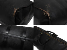 画像をギャラリービューアに読み込む, LOUIS VUITTON ルイヴィトン ボストンバッグ トラベルバッグ M42942 キーポル55 ブラック エピレザー ゴールド金具 良品 中古 4b008254