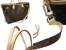 画像をギャラリービューアに読み込む, 新品未使用 LOUIS VUITTON ルイヴィトン モノグラム ネヴァーフル インサイドアウト GM M11948 ブラウン ゴールド金具 中古 4b008256