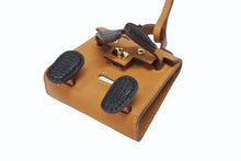 画像をギャラリービューアに読み込む, 極美品 HERMES エルメス ケリードールチャーム タデラクト×シェブルミゾル オレンジ×ブラウン×ブラック U刻印 アクセサリー 中古 4b008261