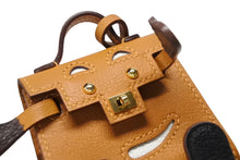 画像をギャラリービューアに読み込む, 極美品 HERMES エルメス ケリードールチャーム タデラクト×シェブルミゾル オレンジ×ブラウン×ブラック U刻印 アクセサリー 中古 4b008261
