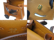 画像をギャラリービューアに読み込む, 極美品 HERMES エルメス ケリードールチャーム タデラクト×シェブルミゾル オレンジ×ブラウン×ブラック U刻印 アクセサリー 中古 4b008261