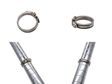 画像をギャラリービューアに読み込む, HERMES エルメス サンチュール ベルト リング 指輪 ヴィンテージ サイズ14号 シルバー925 18k 5.3g 美品 4b008264