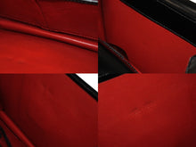 画像をギャラリービューアに読み込む, 極美品 CELINE セリーヌ ハンドバッグ ガンチーニ ダブルフラップ ヴィンテージ レザー ブラック ゴールド金具 中古 4b004826