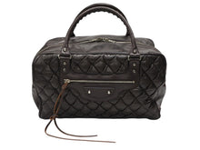 画像をギャラリービューアに読み込む, BALENCIAGA バレンシアガ マトラッセ シティ ハンドバッグ 168032 ブラウン レザー シルバー金具 美品 中古 4b008268