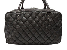 画像をギャラリービューアに読み込む, BALENCIAGA バレンシアガ マトラッセ シティ ハンドバッグ 168032 ブラウン レザー シルバー金具 美品 中古 4b008268