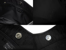 画像をギャラリービューアに読み込む, CHRISTIAN DIOR クリスチャンディオール トロッター ワンショルダーバッグ キャンバス 03-RU-1007 ブラック シルバー金具 美品 中古 4b008269