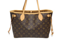 画像をギャラリービューアに読み込む, LOUIS VUITTON ルイヴィトン モノグラム ネヴァーフルPM ハンドバッグ M40155 ブラウン PVC ヌメ革 ゴールド金具 美品 中古 4b008270