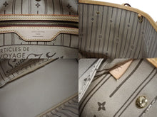 画像をギャラリービューアに読み込む, LOUIS VUITTON ルイヴィトン モノグラム ネヴァーフルPM トートバッグ M40155 ブラウン PVC ヌメ革 ゴールド金具 美品 中古 4b008273