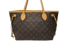 画像をギャラリービューアに読み込む, LOUIS VUITTON ルイヴィトン モノグラム ネヴァーフルPM トートバッグ M40155 ブラウン PVC ヌメ革 ゴールド金具 美品 中古 4b008273