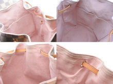 画像をギャラリービューアに読み込む, LOUIS VUITTON ルイヴィトン スペロン リュック バックパック N41578 ダミエ アズール ホワイト PVC レザー ゴールド金具 美品 中古 4b008278