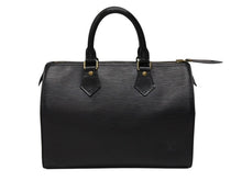 Load image into Gallery viewer, LOLOUIS VUITTON ルイヴィトン スピーディ25 ハンドバッグ カバン エピ M43012 ブラック レザー 美品 中古 4b008286