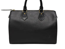 Load image into Gallery viewer, LOLOUIS VUITTON ルイヴィトン スピーディ25 ハンドバッグ カバン エピ M43012 ブラック レザー 美品 中古 4b008286