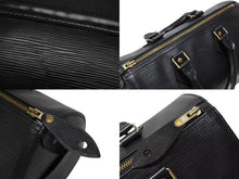 Load image into Gallery viewer, LOLOUIS VUITTON ルイヴィトン スピーディ25 ハンドバッグ カバン エピ M43012 ブラック レザー 美品 中古 4b008286