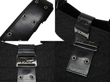 Load image into Gallery viewer, CHRISTIAN DIOR クリスチャンディオール トロッターライン ストリートシック ショルダーバッグ 11-MA-23 ブラック 美品 中古 4b008298