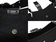 Load image into Gallery viewer, CHRISTIAN DIOR クリスチャンディオール トロッターライン ストリートシック ショルダーバッグ 11-MA-23 ブラック 美品 中古 4b008298