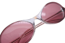 画像をギャラリービューアに読み込む, CHANEL シャネル オーバル サングラス 5044-B c.683/5 サイズ52□18 135 ココマーク ラインストーン ワインレッド 美品 中古 4b008306