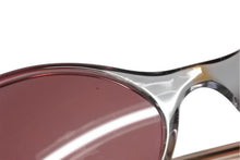 画像をギャラリービューアに読み込む, CHANEL シャネル オーバル サングラス 5044-B c.683/5 サイズ52□18 135 ココマーク ラインストーン ワインレッド 美品 中古 4b008306