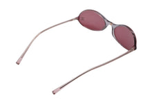 画像をギャラリービューアに読み込む, CHANEL シャネル オーバル サングラス 5044-B c.683/5 サイズ52□18 135 ココマーク ラインストーン ワインレッド 美品 中古 4b008306