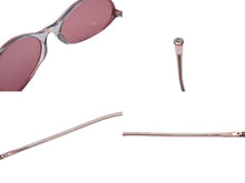 画像をギャラリービューアに読み込む, CHANEL シャネル オーバル サングラス 5044-B c.683/5 サイズ52□18 135 ココマーク ラインストーン ワインレッド 美品 中古 4b008306