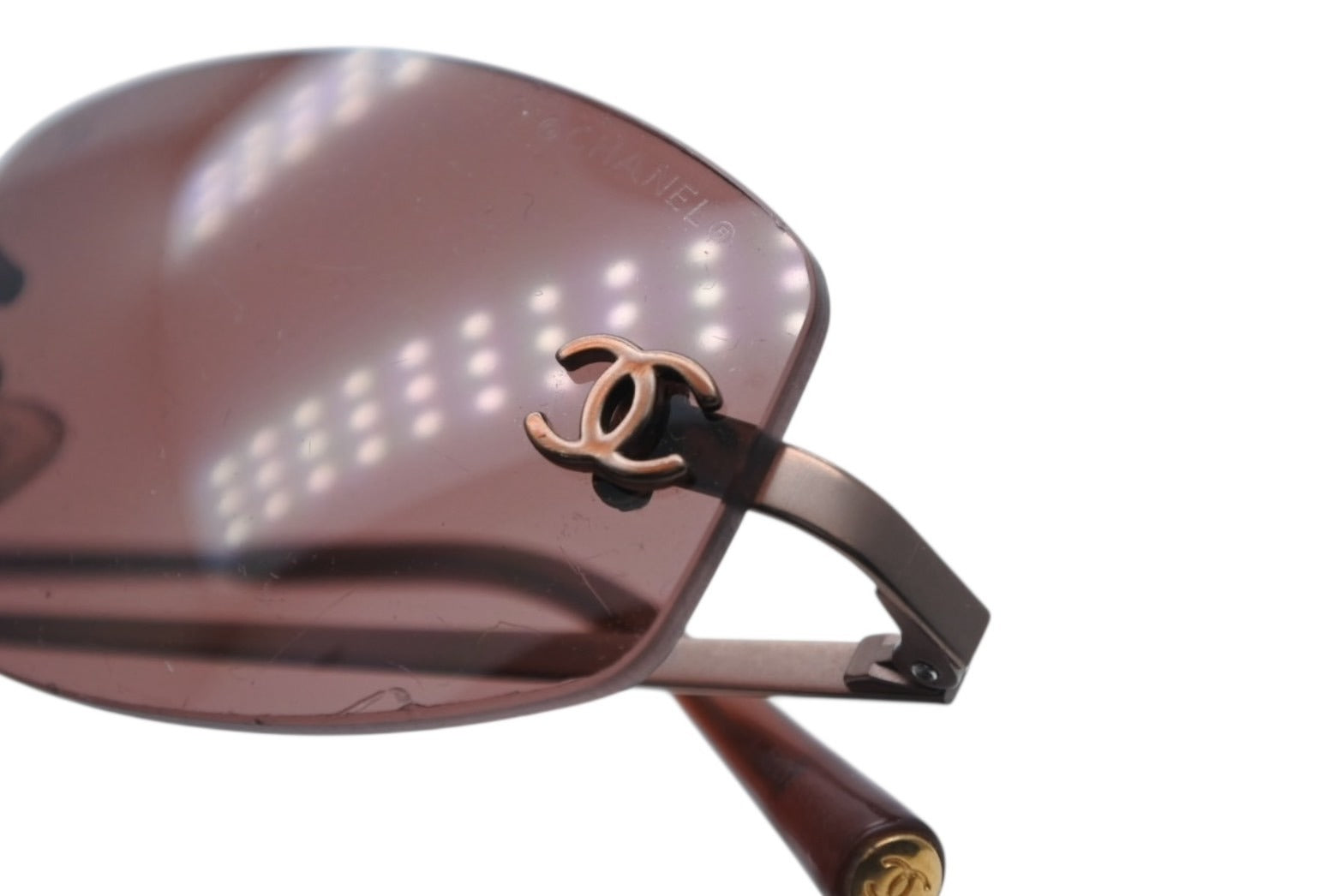CHANEL シャネル サングラス 眼鏡 ココマーク リムレス フチなし 4002