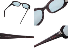 画像をギャラリービューアに読み込む, CHANEL シャネル スクエア サングラス アイウェア 5011 c.530/66 サイズ51□19 135 ココマーク 玉虫色 美品 中古 4b008310