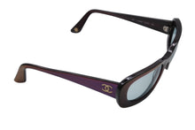 画像をギャラリービューアに読み込む, CHANEL シャネル スクエア サングラス アイウェア 5011 c.530/66 サイズ51□19 135 ココマーク 玉虫色 美品 中古 4b008310