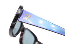 画像をギャラリービューアに読み込む, CHANEL シャネル スクエア サングラス アイウェア 5011 c.530/66 サイズ51□19 135 ココマーク 玉虫色 美品 中古 4b008310