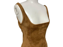 画像をギャラリービューアに読み込む, 極美品 FENDI フェンディ × SKIMS スキムス ノースリーブワンピース FZD922 サイズ40 ブラウン パイル キムカーダシアン 中古 4b008312