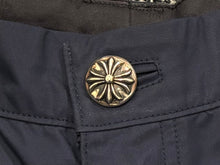 画像をギャラリービューアに読み込む, CHROME HEARTS クロムハーツ CARPENTER DOUBLE KNEE カーペンター ナイロン ダブルニーパンツ サイズ36 クロスボール シルバー925 良品 中古 4b00831