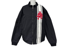 画像をギャラリービューアに読み込む, 極美品 CHROME HEARTS クロムハーツ ナイロンジャケット サイズS クロスパッチ ブラック レザー 裏起毛 中古 4b008316