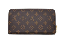画像をギャラリービューアに読み込む, LOUIS VUITTON ルイヴィトン ジッピーウォレット イニシャル入り M60017 モノグラム ブラウン 長財布 美品 中古 4b008321