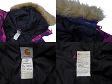 画像をギャラリービューアに読み込む, A BATHING APE アベイシングエイプ × CARHARTT カーハート N-3B フライトジャケット サイズM redcamo レッドカモ 美品 中古 4b008322