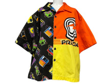 画像をギャラリービューアに読み込む, PRADA プラダ 半袖シャツ ダブルマッチポプリングボウリングシャツ SS19 サイズXXL コットン 美品 中古 4b008324