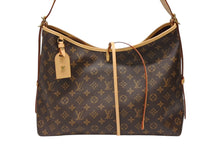 画像をギャラリービューアに読み込む, 新品同様 LOUIS VUITTON ルイヴィトン キャリーオールNM MM トートバッグ M46197 モノグラム ブラウン レザー PVC 中古 4b008326