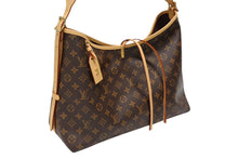 画像をギャラリービューアに読み込む, 新品同様 LOUIS VUITTON ルイヴィトン キャリーオールNM MM トートバッグ M46197 モノグラム ブラウン レザー PVC 中古 4b008326