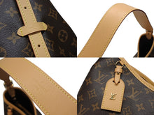 画像をギャラリービューアに読み込む, 新品同様 LOUIS VUITTON ルイヴィトン キャリーオールNM MM トートバッグ M46197 モノグラム ブラウン レザー PVC 中古 4b008326