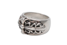 画像をギャラリービューアに読み込む, CHROME HEARTS クロムハーツ FLRL CRS フローラル ダブルクロス リング 指輪 重量約15.5g サイズ14号 2019/925刻印 美品 中古 4b008327
