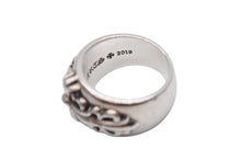 画像をギャラリービューアに読み込む, CHROME HEARTS クロムハーツ FLRL CRS フローラル ダブルクロス リング 指輪 重量約15.5g サイズ14号 2019/925刻印 美品 中古 4b008327