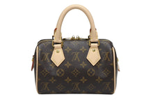Load image into Gallery viewer, 未使用 LOUIS VUITTON ルイヴィトン ショルダーバッグ スピーディバンドリエール20 M46222 レザー PVC ブラウン ゴールド金具 中古 4b008328