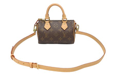 Load image into Gallery viewer, 新品同様 LOUIS VUITTON ルイヴィトン ナノスピーディ ハンドバッグ 2WAYバッグ M81085 モノグラム 中古 4b008330