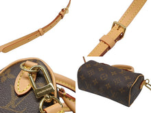 Load image into Gallery viewer, 新品同様 LOUIS VUITTON ルイヴィトン ナノスピーディ ハンドバッグ 2WAYバッグ M81085 モノグラム 中古 4b008330
