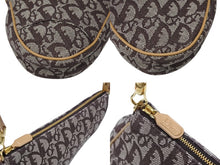 Load image into Gallery viewer, 極美品 Christian Dior クリスチャンディオール トロッター サドルバッグ サドルポーチ MC1012 ブラウン 中古 4b008333
