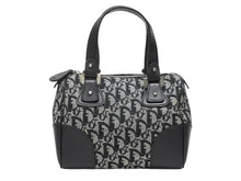 Load image into Gallery viewer, CHRISTIAN DIOR クリスチャンディオール トロッターライン ハンドバッグ D2-BO-0045 ブラック シルバー金具 美品 中古 4b008337