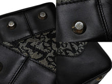 Load image into Gallery viewer, CHRISTIAN DIOR クリスチャンディオール トロッターライン ハンドバッグ D2-BO-0045 ブラック シルバー金具 美品 中古 4b008337