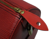 Load image into Gallery viewer, 極美品 LOUIS VUITTON ルイヴィトン スピーディ35 ハンドバッグ M42997 エピ レザー レッド ゴールド金具 中古 4b008339
