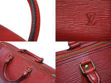 Load image into Gallery viewer, 極美品 LOUIS VUITTON ルイヴィトン スピーディ35 ハンドバッグ M42997 エピ レザー レッド ゴールド金具 中古 4b008339