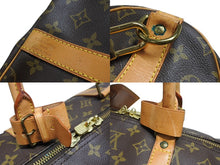 画像をギャラリービューアに読み込む, LOUIS VUITTON ルイヴィトン キーポル バンドリエール55 ボストンバッグ M41414 モノグラム ブラウン 美品 中古 4b008340
