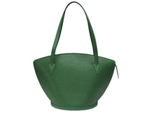 画像をギャラリービューアに読み込む, 極美品 LOUIS VUITTON ルイヴィトン サンジャック トートバッグ M52264 エピレザー グリーン ゴールド金具 中古 4b008341