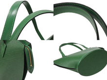 画像をギャラリービューアに読み込む, 極美品 LOUIS VUITTON ルイヴィトン サンジャック トートバッグ M52264 エピレザー グリーン ゴールド金具 中古 4b008341